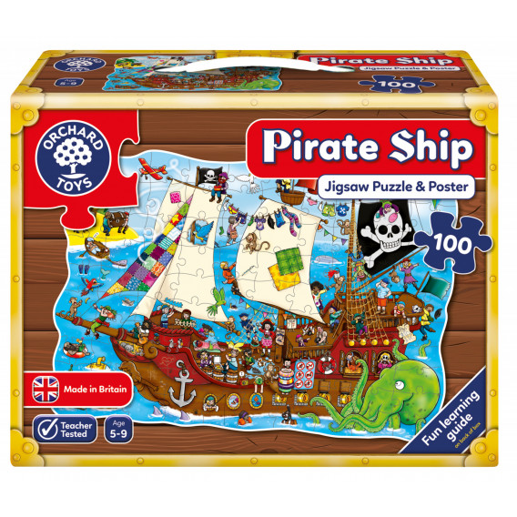 Nava pirat - puzzle Orchard Toys 242265 
