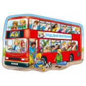 Marele autobuz roșu - un puzzle Orchard Toys 242270 2