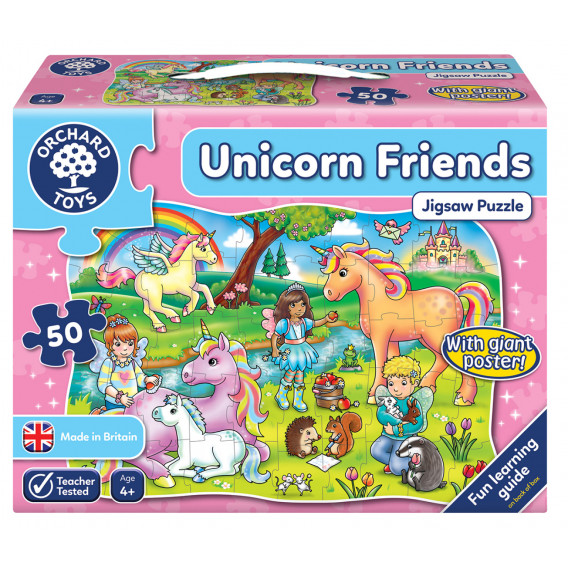 Prietenii Unicorn - puzzle Orchard Toys 242276 