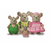 Set de figurine familia de șoareci Lil Woodzeez Battat 242299 