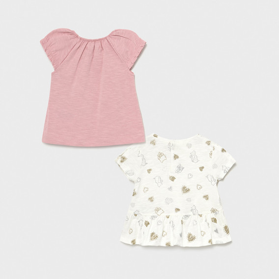 Set de două tricouri pentru bebeluși din bumbac Mayoral 242622 2