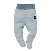 Pantaloni cu botoși din bumbac, în dungi albe și albastre, pentru bebeluș Pinokio 242747 