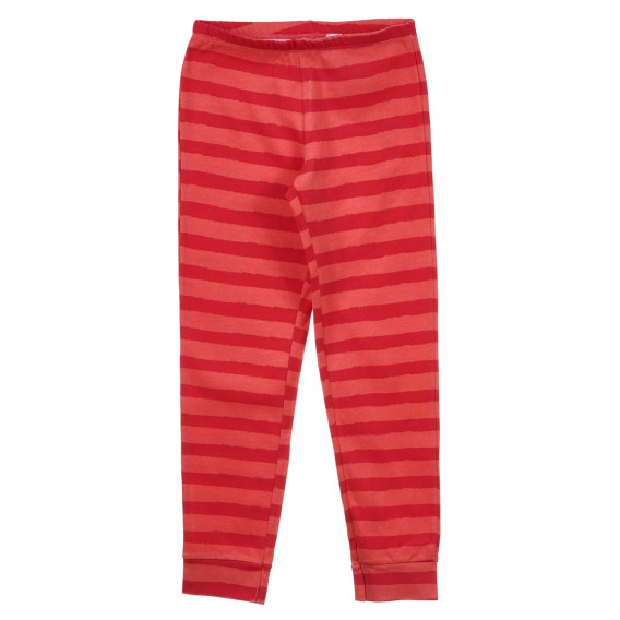 Pijamale din bumbac din două piese, multicolore Benetton 243261 5