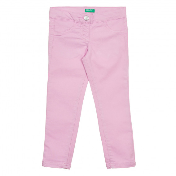 Pantaloni cu logo-ul mărcii, violet Benetton 243482 
