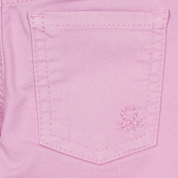 Pantaloni cu logo-ul mărcii, violet Benetton 243484 3