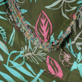 Pantaloni scurți cu imprimeu floral pentru bebeluș, verzi Benetton 243501 3