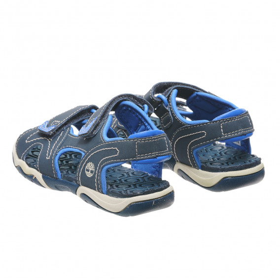 Sandale cu accente de velcro și albastru deschis, albastre închis Timberland 243524 2
