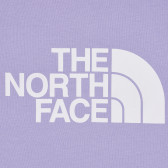 Tricou din bumbac cu sigla mărcii, violet The North Face 243592 3