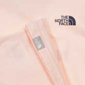 Tricou din bumbac cu logo-ul mărcii, pe roz The North Face 243596 3