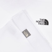 Tricou din bumbac cu imprimeu alpinist, alb The North Face 243600 3