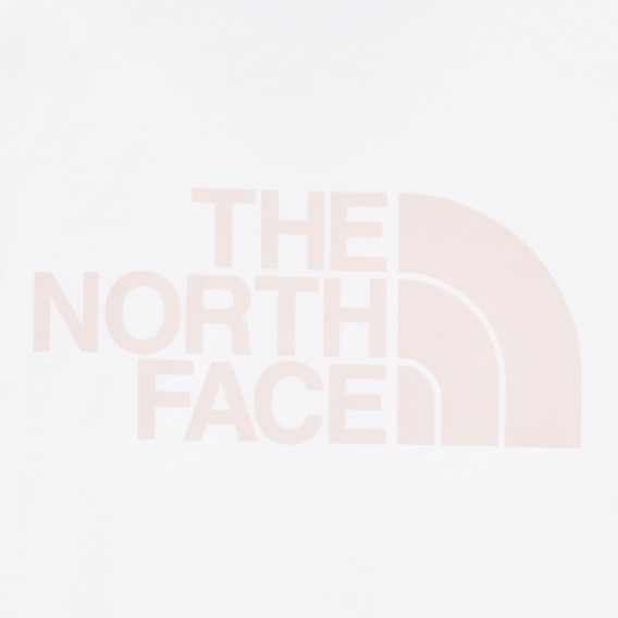 Tricou din bumbac cu sigla mărcii, de culoare albă. The North Face 243620 3