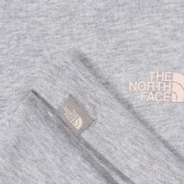 Tricou din bumbac cu sigla mărcii în culoare gri The North Face 243634 2