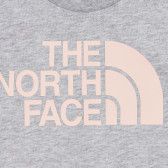 Tricou din bumbac cu sigla mărcii în culoare gri The North Face 243635 3