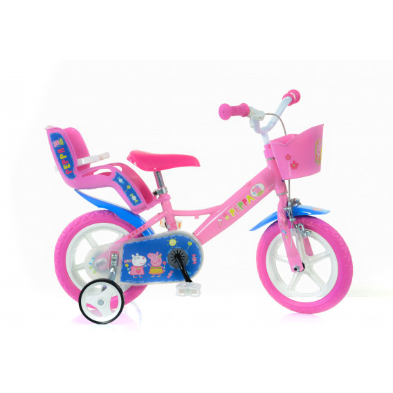 Bicicletă pentru copii Peppa pig de 12 &quot;, roz Peppa pig 243862 
