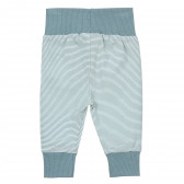 Pantaloni pentru bebeluși din bumbac în dungi albe și albastre Pinokio 244054 5
