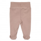 Pantaloni cu botoși din bumbac, pentru bebeluși, roz Pinokio 244160 5