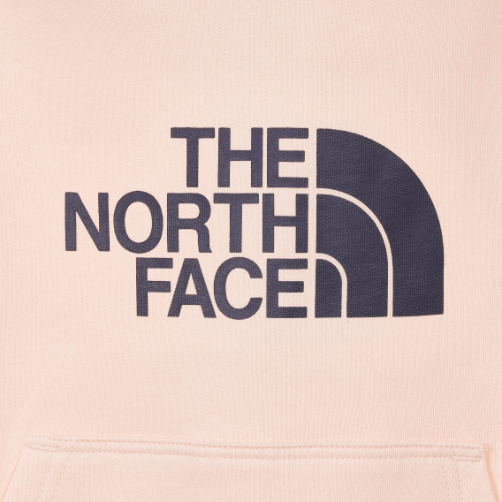 Hanorac cu sigla mărcii, roz deschis The North Face 244177 2