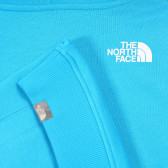 Hanorac cu sigla mărcii, albastru deschis The North Face 244191 3