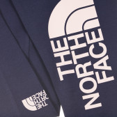Colanți din bumbac cu logo-ul mărcii, albastru închis The North Face 244202 3