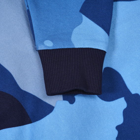 Hanorac din bumbac cu imprimeu camuflaj, albastru Napapijri 244251 3