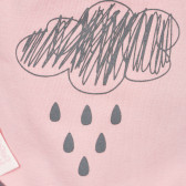 Bavetă din bumbac pentru bebeluș cu imprimeu, roz Chicco 244891 2
