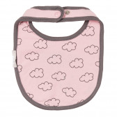 Bavetă din bumbac pentru bebeluș cu imprimeu, roz Chicco 244893 4