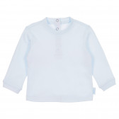 Bluză albastră Chicco din bumbac cu mâneci lungi pentru bebeluș Chicco 244966 