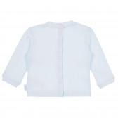 Bluză albastră Chicco din bumbac cu mâneci lungi pentru bebeluș Chicco 244969 4