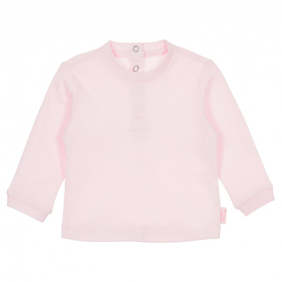 Bluză roz din bumbac cu mâneci lungi, pentru fetițe, Chicco  Chicco 244970 