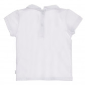 Tricou alb cu guler, din bumbac, Chicco  Chicco 245878 4