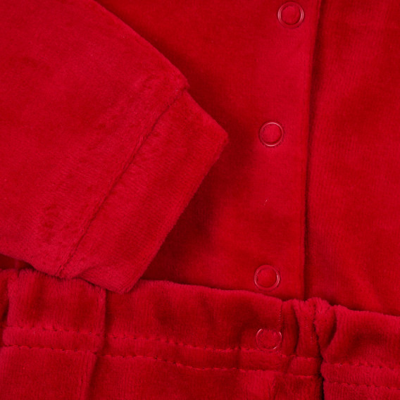 Salopetă roșie de Craciun Chicco din bumbac cu motive de Craciun pentru bebeluși Chicco 246019 3
