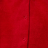 Salopetă de pluș Chicco cu motive de Crăciun, alb cu roșu pentru bebeluși Chicco 246024 3