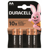 4 buc. Baterii alcaline AA LR6 Duracell 246753 