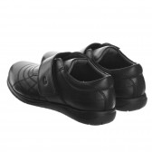 Pantofi din piele neagră cu velcro, Chicco  Chicco 246894 2