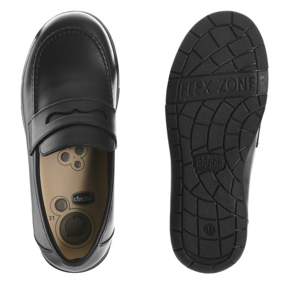 Pantofi eleganți din piele Chicco, negri Chicco 246904 3