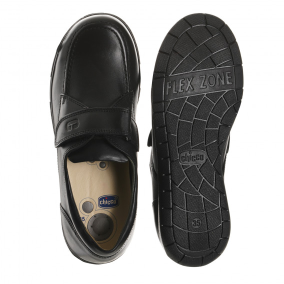 Pantofi eleganți din piele neagră Chicco Chicco 246935 3