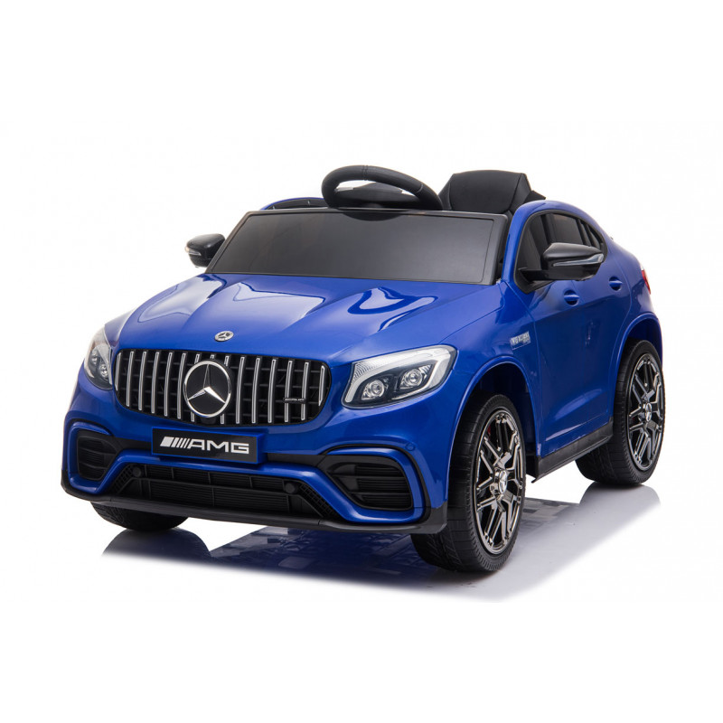 Mașină cu baterie licențiată de Mercedes AMG GLC Coupe Albastră  247341