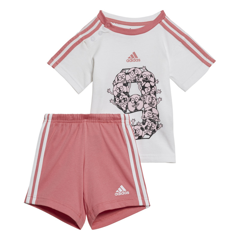 Set de tricou și pantaloni scurți Sport Performance, roz  247660