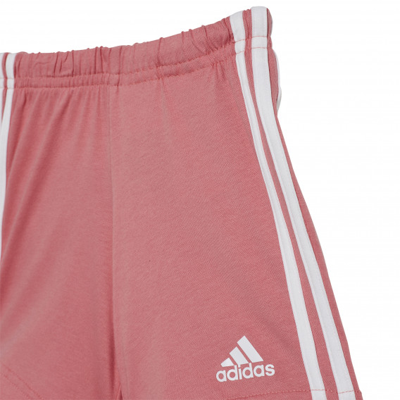 Set de tricou și pantaloni scurți Sport Performance, roz Adidas 247666 7