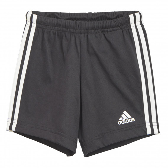 Set de tricouși pantaloni scurți Sport Performance, alb-negru Adidas 247679 4