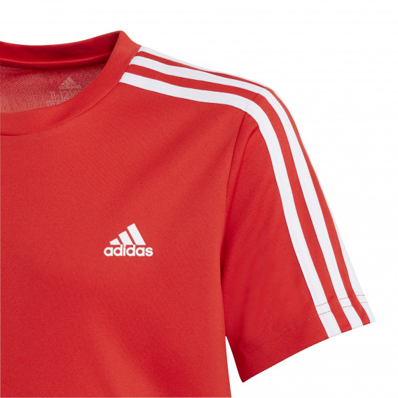 Set tricou și pantaloni scurți D2M AEROREADY, roșu și negru Adidas 247695 3