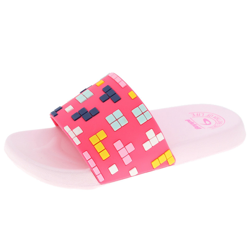 Șlapi Tetris, roz  247720
