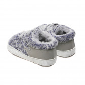 Pantofiori cu detalii gri pentru bebeluși, multicolori Chicco 248011 2