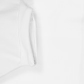 Tricou din bumbac cu funde pentru bebeluși, în alb Chicco 248101 2