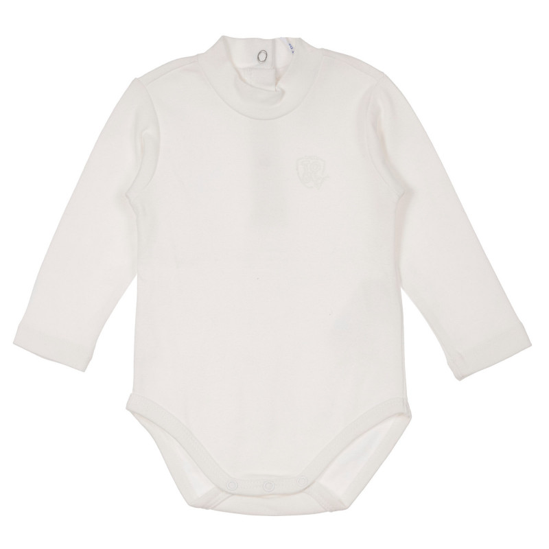 Body pentru bebeluși din bumbac, în alb  248159