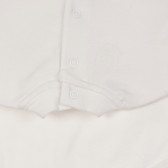 Body pentru bebeluși din bumbac, în alb Chicco 248160 2