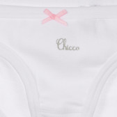 Set de bumbac din două perechi de bikini, albi Chicco 248165 3