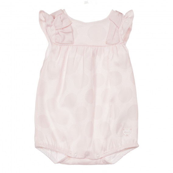 Rochie tip bumbac tip body pentru bebeluși, roz Chicco 248274 