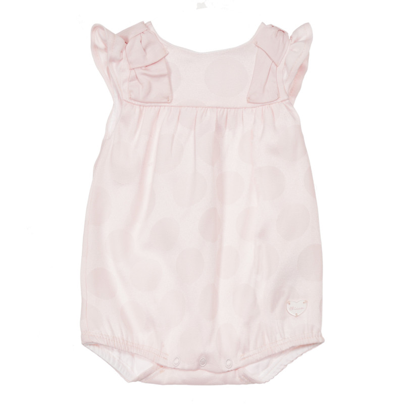 Rochie tip bumbac tip body pentru bebeluși, roz  248274
