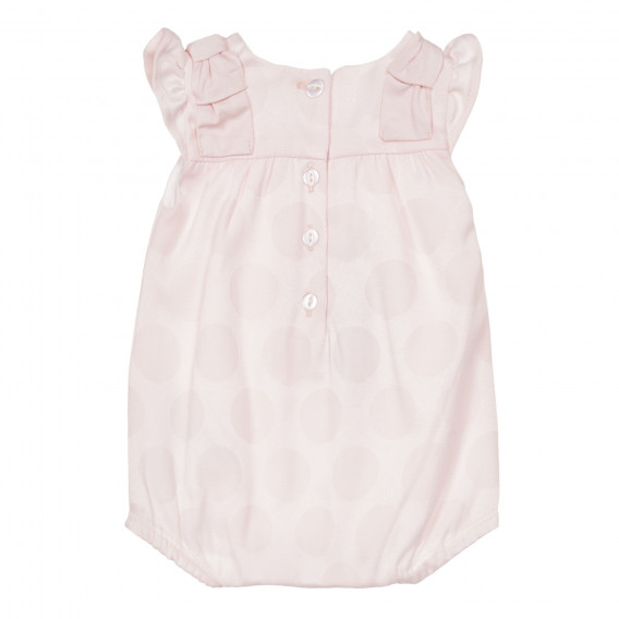 Rochie tip bumbac tip body pentru bebeluși, roz Chicco 248277 4